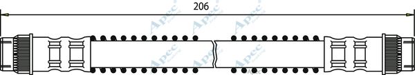 APEC BRAKING Jarruletku HOS3255